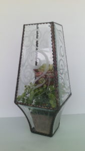 302 Etched Glass Planter