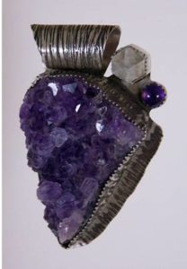 Sterling Amethyst Pendant